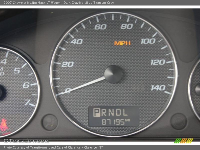 Dark Gray Metallic / Titanium Gray 2007 Chevrolet Malibu Maxx LT Wagon