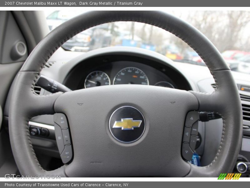 Dark Gray Metallic / Titanium Gray 2007 Chevrolet Malibu Maxx LT Wagon
