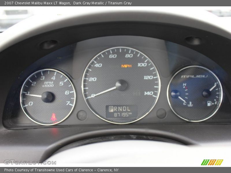 Dark Gray Metallic / Titanium Gray 2007 Chevrolet Malibu Maxx LT Wagon