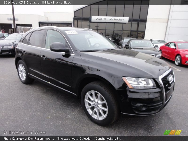Brilliant Black / Black 2010 Audi Q5 3.2 quattro