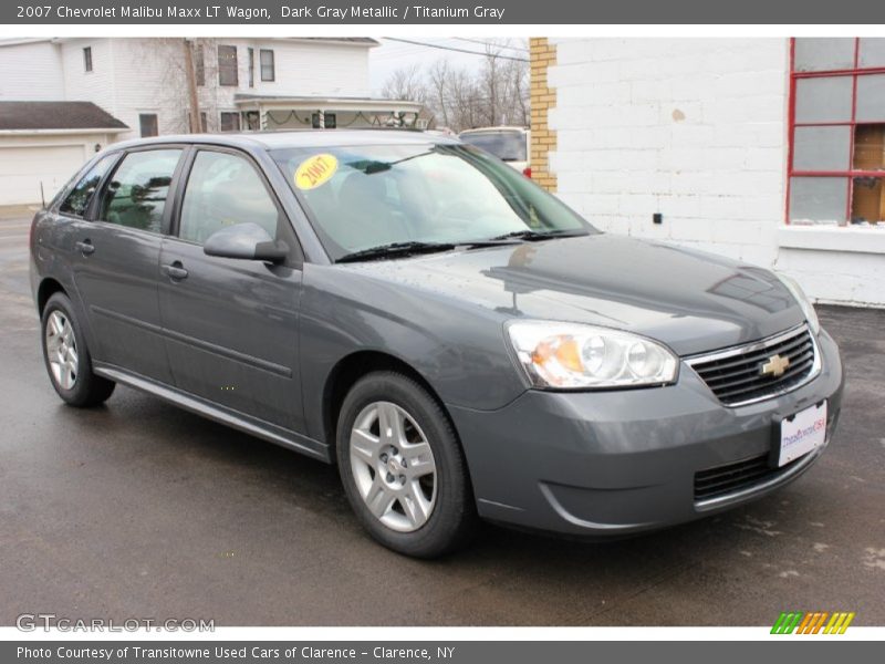 Dark Gray Metallic / Titanium Gray 2007 Chevrolet Malibu Maxx LT Wagon