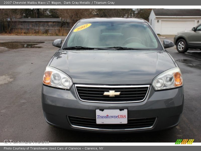 Dark Gray Metallic / Titanium Gray 2007 Chevrolet Malibu Maxx LT Wagon