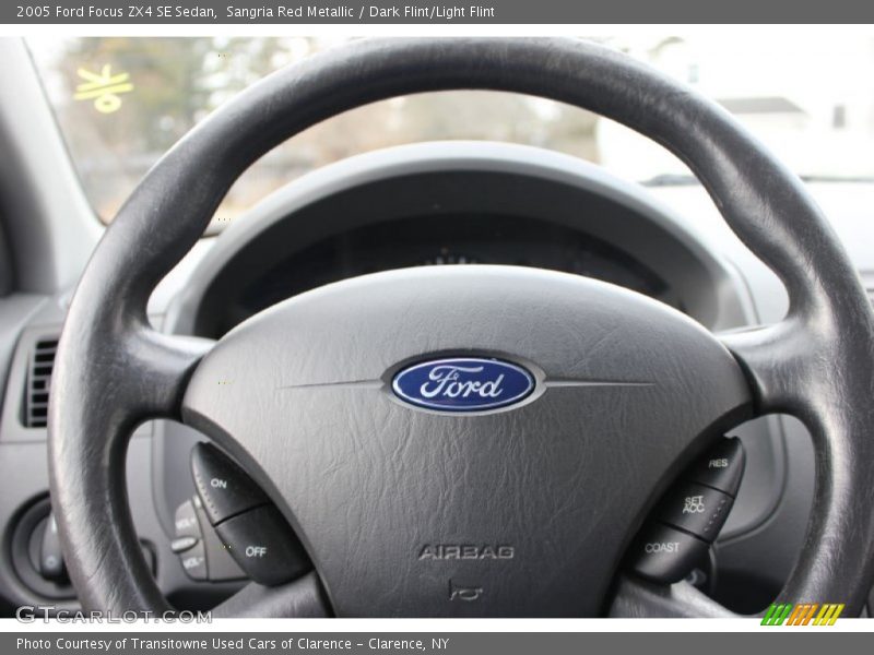 Sangria Red Metallic / Dark Flint/Light Flint 2005 Ford Focus ZX4 SE Sedan