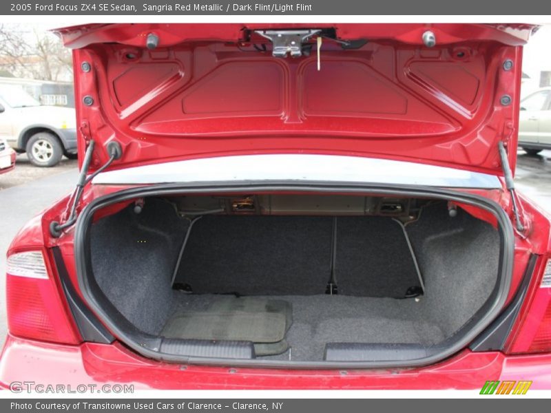 Sangria Red Metallic / Dark Flint/Light Flint 2005 Ford Focus ZX4 SE Sedan