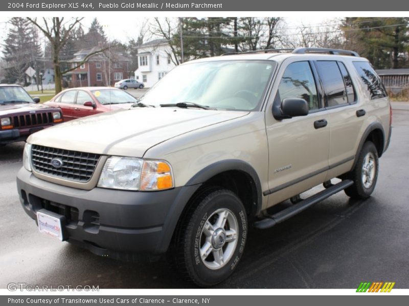 Pueblo Gold Metallic / Medium Parchment 2004 Ford Explorer XLS 4x4