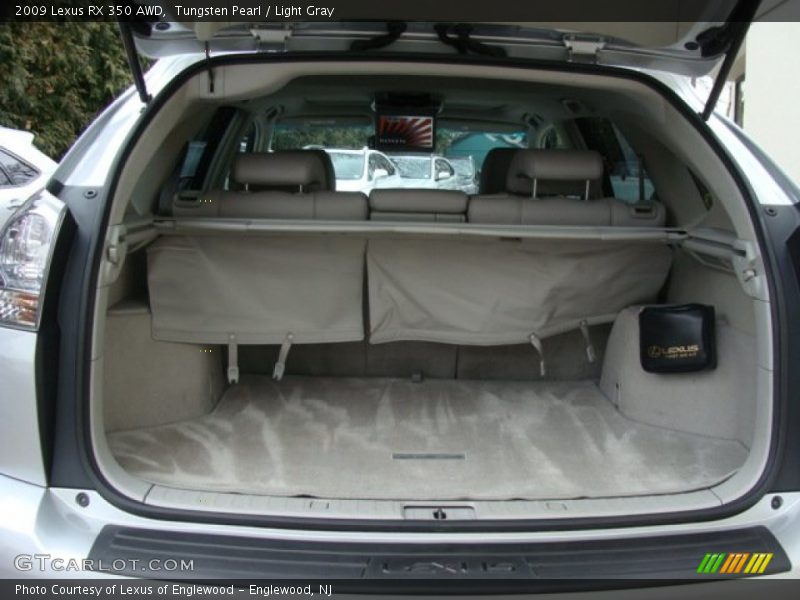 Tungsten Pearl / Light Gray 2009 Lexus RX 350 AWD