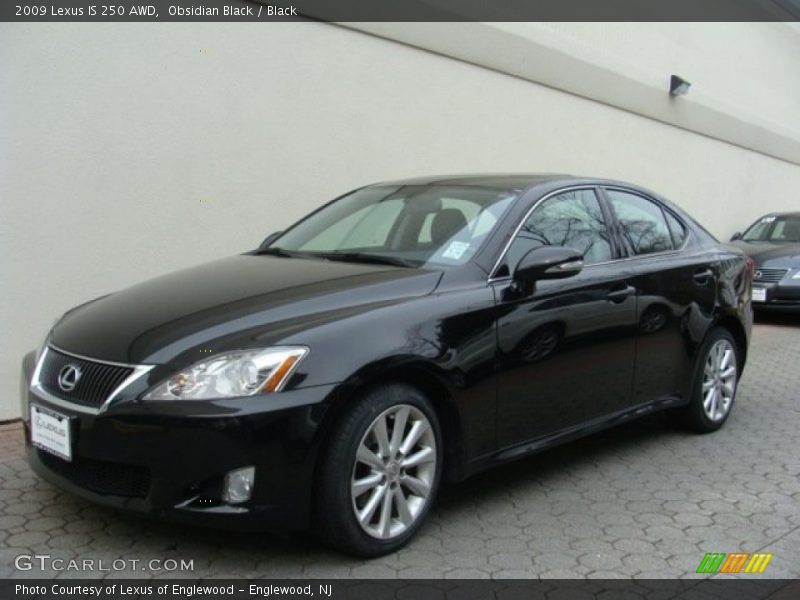 Obsidian Black / Black 2009 Lexus IS 250 AWD