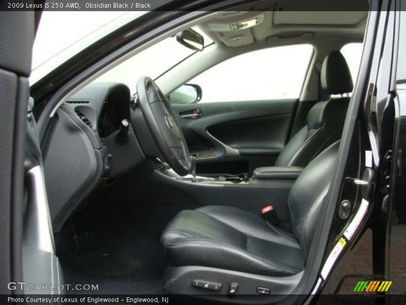 Obsidian Black / Black 2009 Lexus IS 250 AWD
