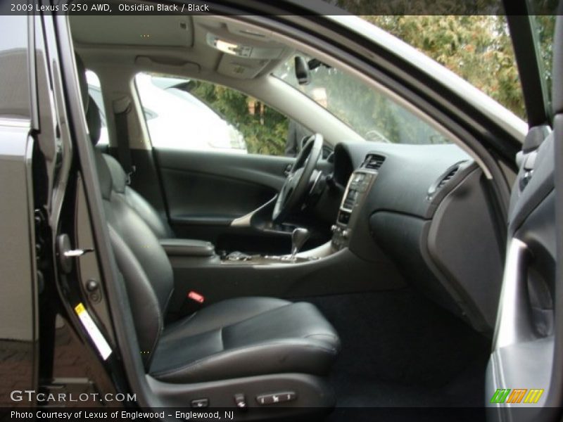 Obsidian Black / Black 2009 Lexus IS 250 AWD