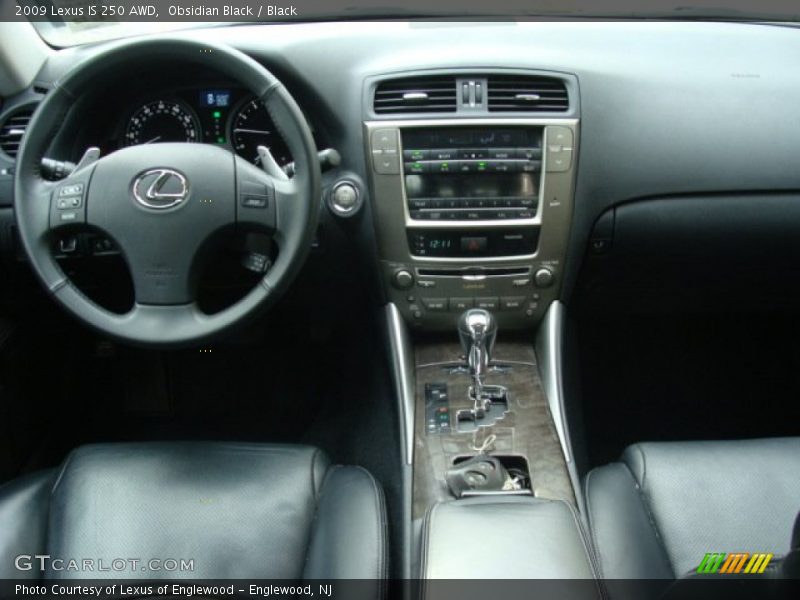 Obsidian Black / Black 2009 Lexus IS 250 AWD