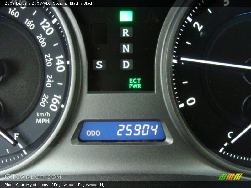 Obsidian Black / Black 2009 Lexus IS 250 AWD