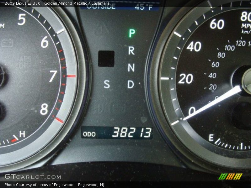 Golden Almond Metallic / Cashmere 2009 Lexus ES 350