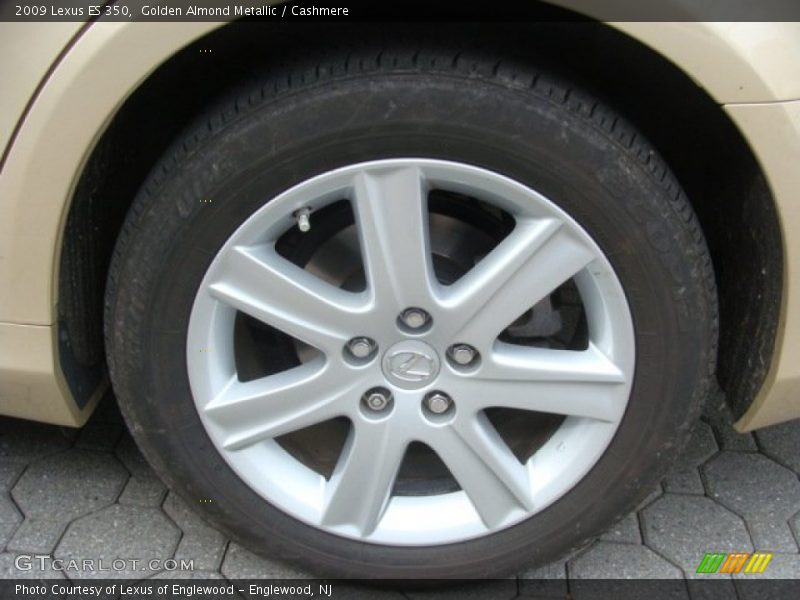Golden Almond Metallic / Cashmere 2009 Lexus ES 350