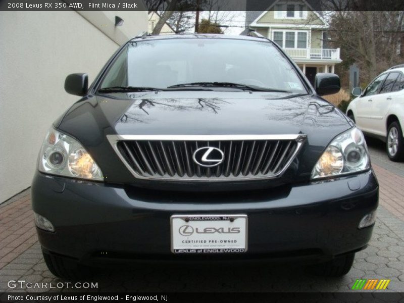 Flint Mica / Black 2008 Lexus RX 350 AWD