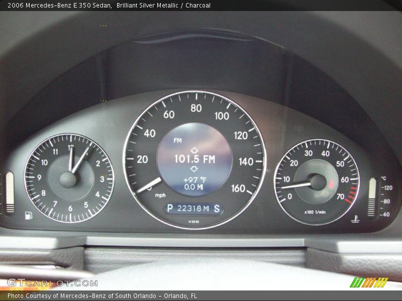 Brilliant Silver Metallic / Charcoal 2006 Mercedes-Benz E 350 Sedan