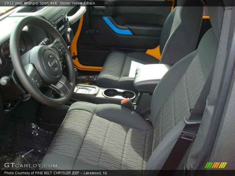 Dozer Yellow / Black 2012 Jeep Wrangler Sport 4x4