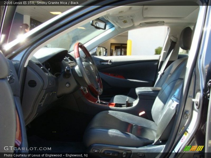 Smoky Granite Mica / Black 2008 Lexus ES 350