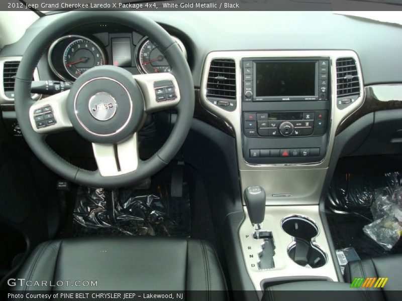 White Gold Metallic / Black 2012 Jeep Grand Cherokee Laredo X Package 4x4