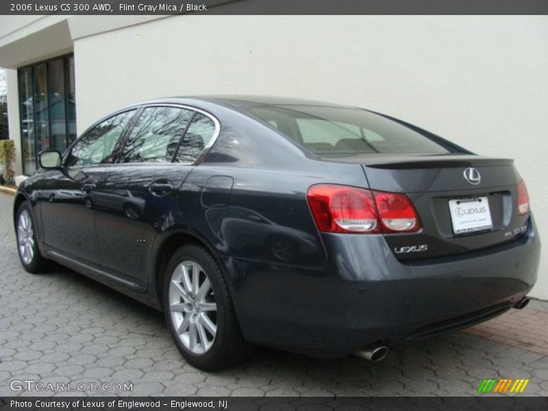 Flint Gray Mica / Black 2006 Lexus GS 300 AWD