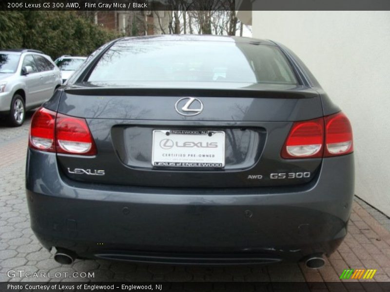 Flint Gray Mica / Black 2006 Lexus GS 300 AWD