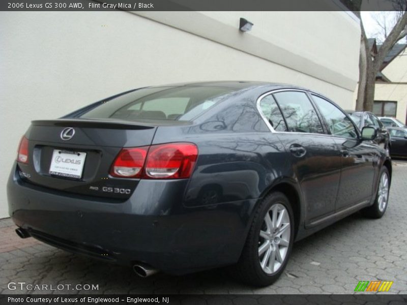 Flint Gray Mica / Black 2006 Lexus GS 300 AWD