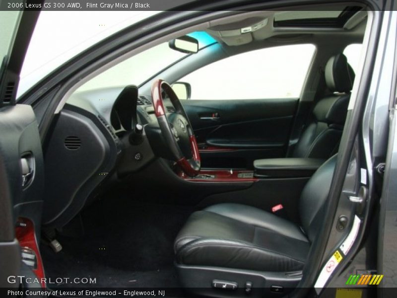 Flint Gray Mica / Black 2006 Lexus GS 300 AWD