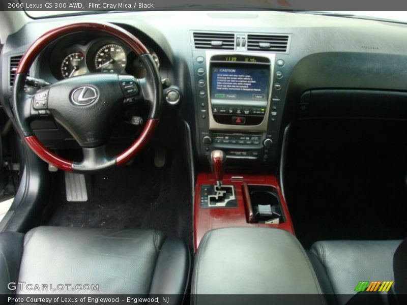 Flint Gray Mica / Black 2006 Lexus GS 300 AWD