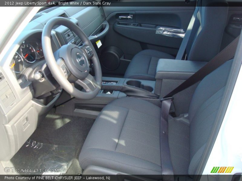 Bright White / Dark Slate Gray 2012 Jeep Liberty Sport 4x4