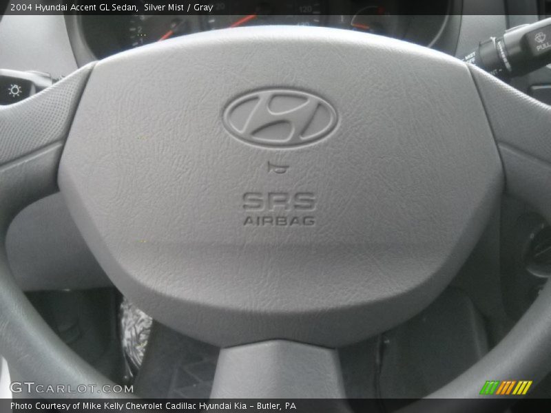 Silver Mist / Gray 2004 Hyundai Accent GL Sedan