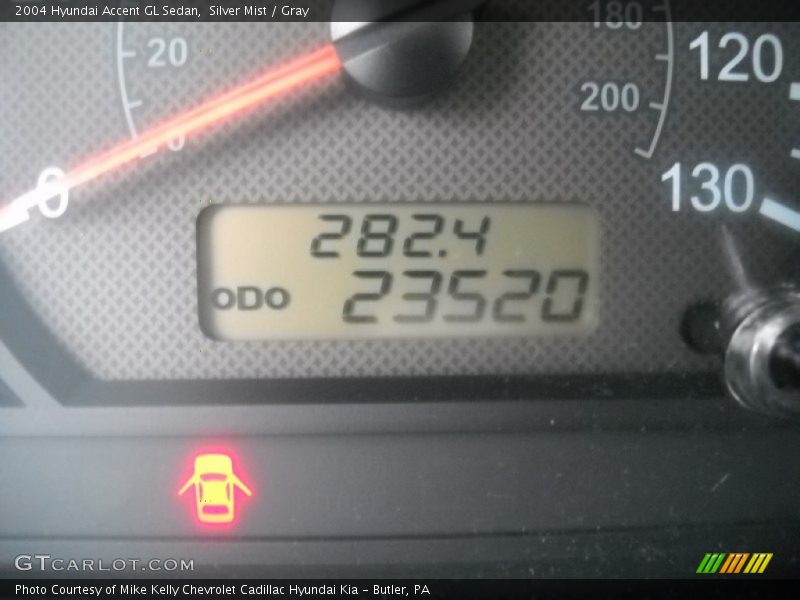 Silver Mist / Gray 2004 Hyundai Accent GL Sedan