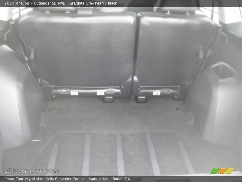 Graphite Gray Pearl / Black 2010 Mitsubishi Outlander SE 4WD