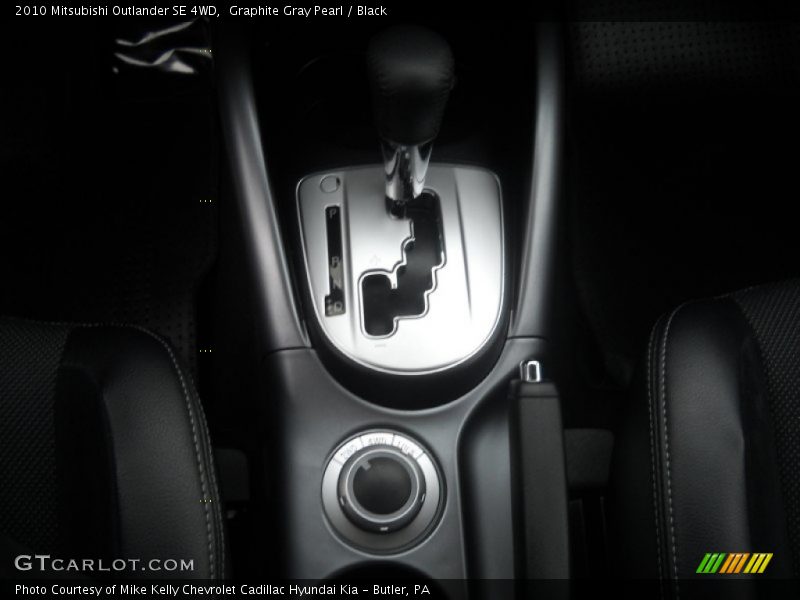 Graphite Gray Pearl / Black 2010 Mitsubishi Outlander SE 4WD