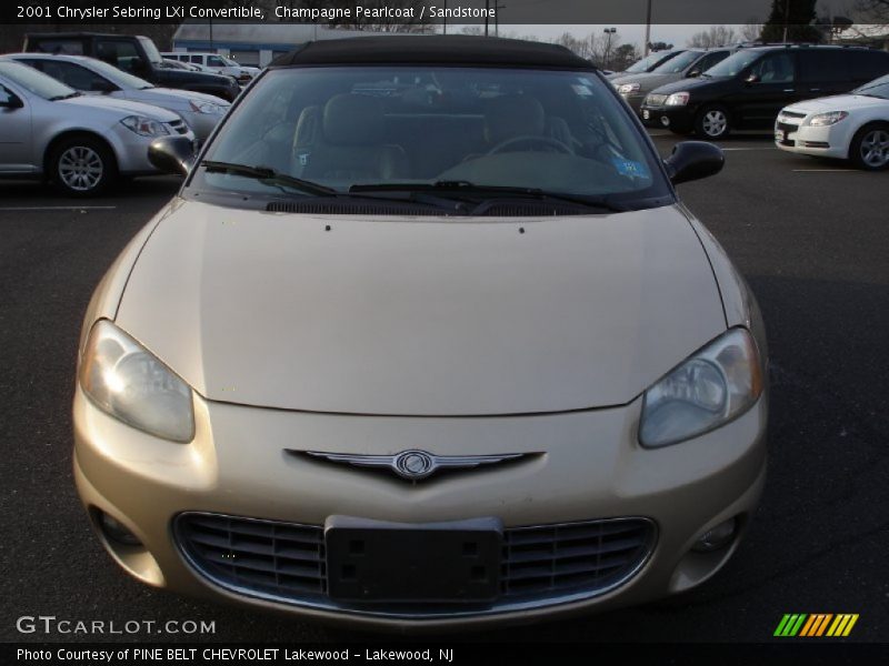 Champagne Pearlcoat / Sandstone 2001 Chrysler Sebring LXi Convertible