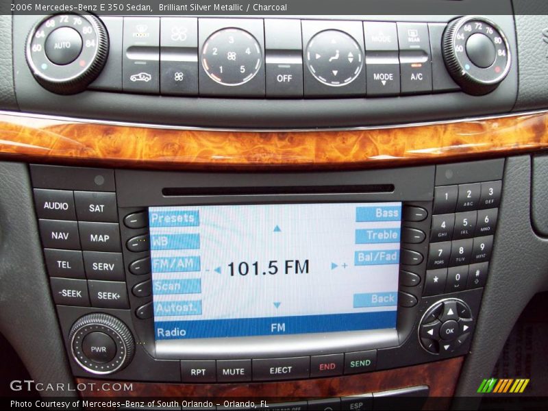 Brilliant Silver Metallic / Charcoal 2006 Mercedes-Benz E 350 Sedan