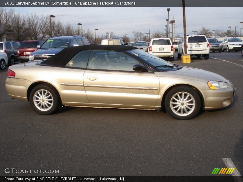  2001 Sebring LXi Convertible Champagne Pearlcoat