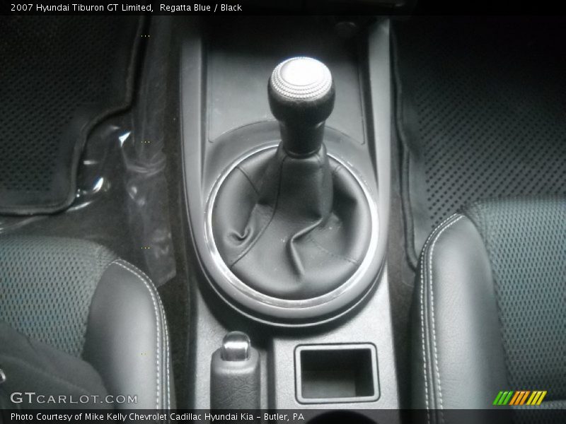 Regatta Blue / Black 2007 Hyundai Tiburon GT Limited