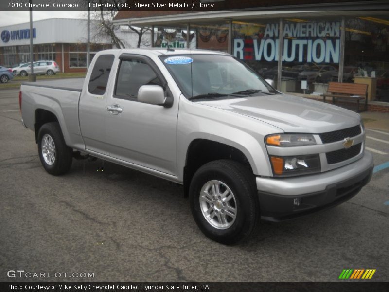 Sheer Silver Metallic / Ebony 2010 Chevrolet Colorado LT Extended Cab