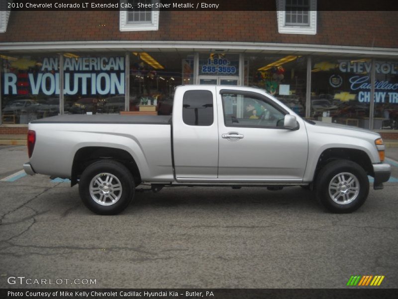 Sheer Silver Metallic / Ebony 2010 Chevrolet Colorado LT Extended Cab