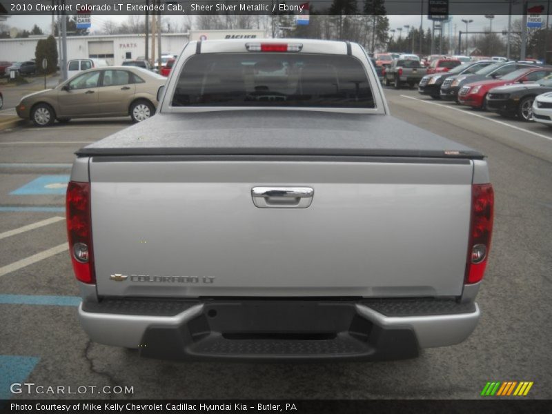 Sheer Silver Metallic / Ebony 2010 Chevrolet Colorado LT Extended Cab