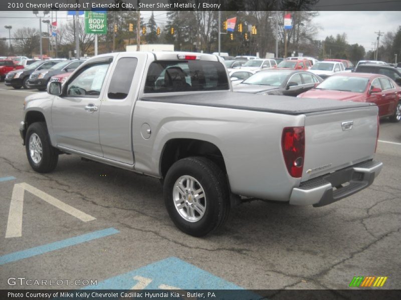 Sheer Silver Metallic / Ebony 2010 Chevrolet Colorado LT Extended Cab