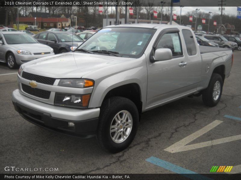 Sheer Silver Metallic / Ebony 2010 Chevrolet Colorado LT Extended Cab