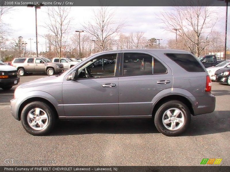 Alpine Gray / Gray 2008 Kia Sorento LX