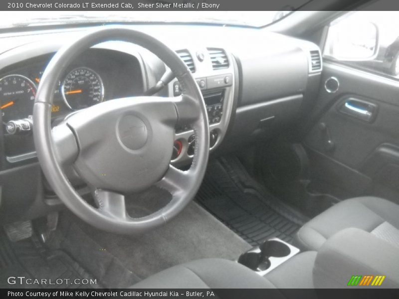 Sheer Silver Metallic / Ebony 2010 Chevrolet Colorado LT Extended Cab