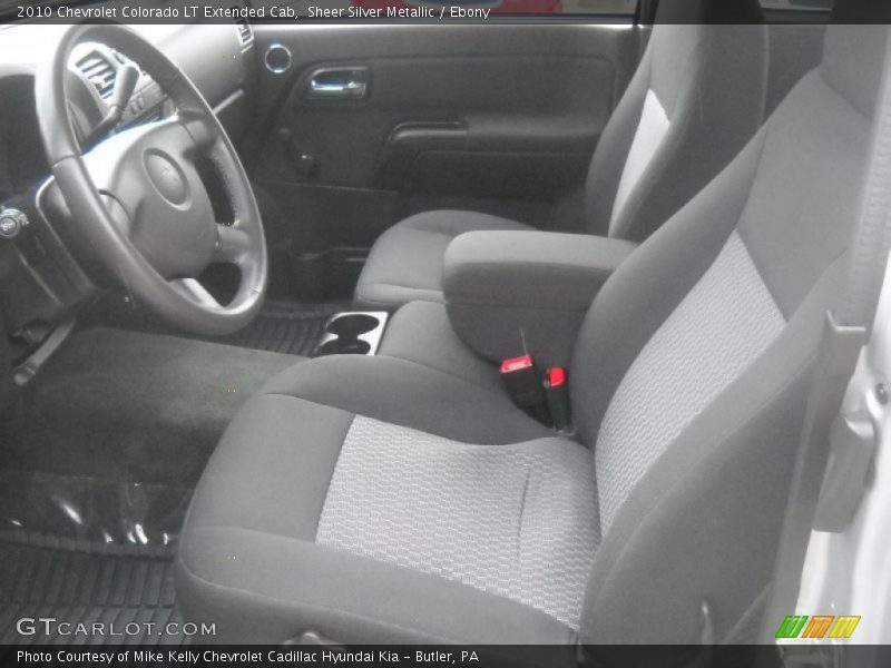 Sheer Silver Metallic / Ebony 2010 Chevrolet Colorado LT Extended Cab
