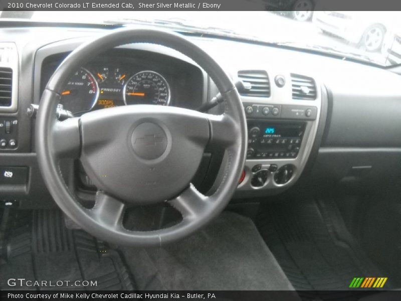 Sheer Silver Metallic / Ebony 2010 Chevrolet Colorado LT Extended Cab