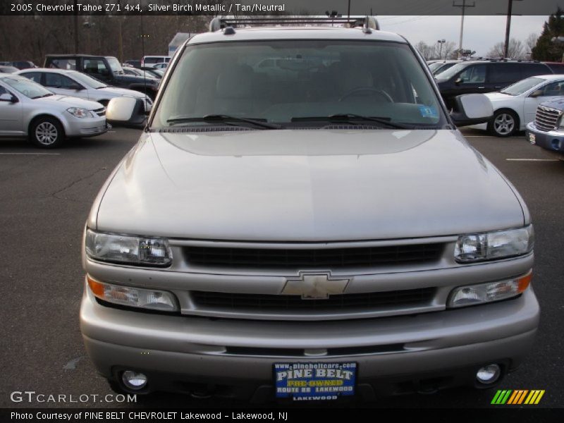 Silver Birch Metallic / Tan/Neutral 2005 Chevrolet Tahoe Z71 4x4