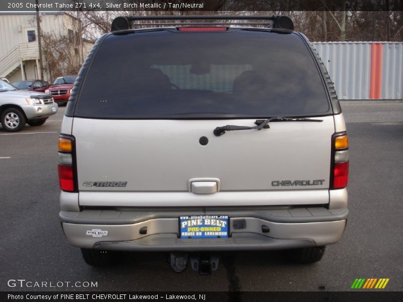 Silver Birch Metallic / Tan/Neutral 2005 Chevrolet Tahoe Z71 4x4