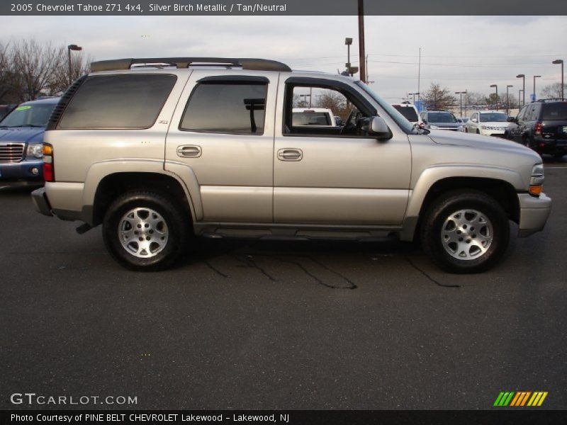 Silver Birch Metallic / Tan/Neutral 2005 Chevrolet Tahoe Z71 4x4