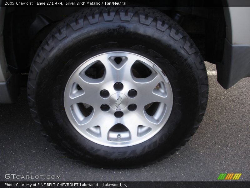 Silver Birch Metallic / Tan/Neutral 2005 Chevrolet Tahoe Z71 4x4