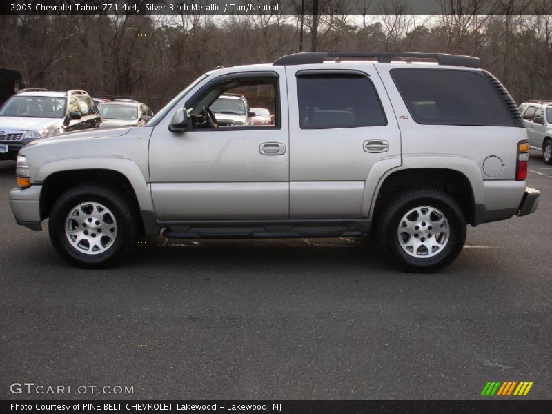 Silver Birch Metallic / Tan/Neutral 2005 Chevrolet Tahoe Z71 4x4